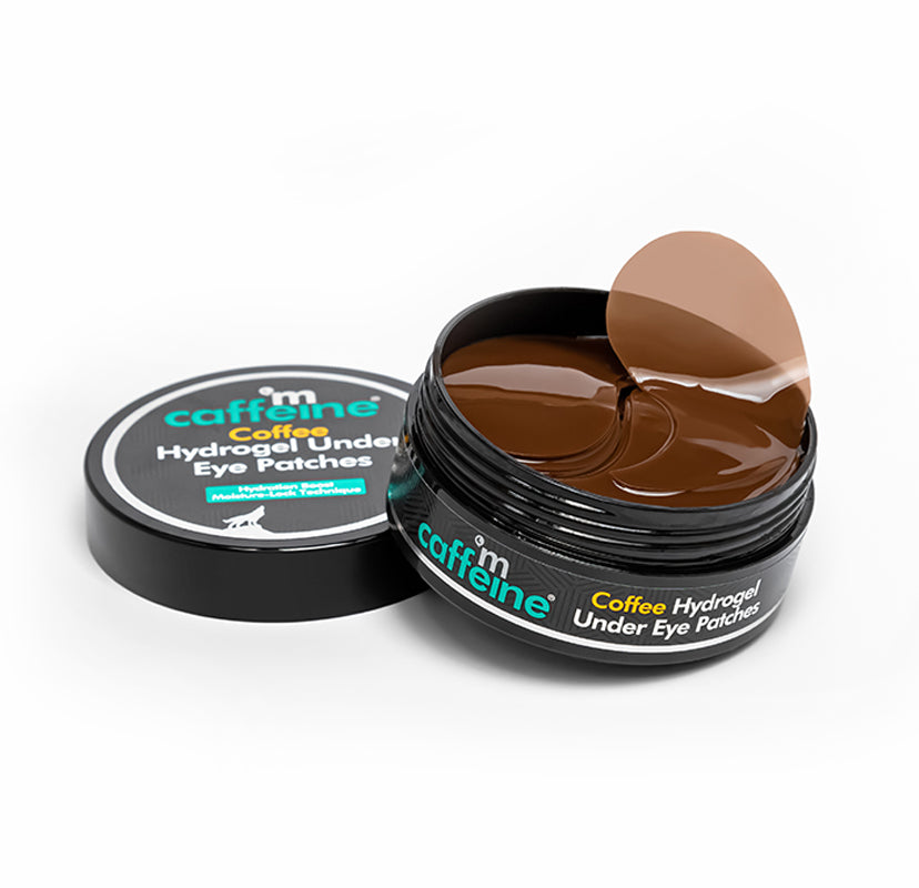 Coffee Hydrogel Under Eye Patches with Caffeine & HA - 30 Pairs