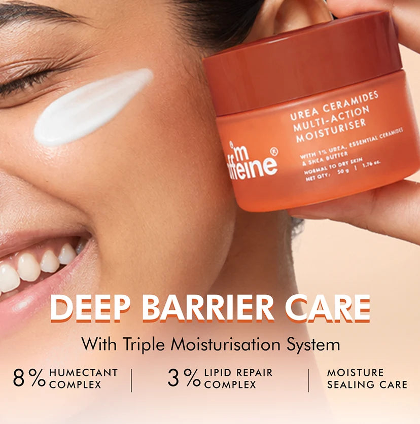 【mCaffeine】 Multi-Action Moisturiser with Urea & Ceramides｜マルチアクション モイスチャライザー 尿素＆セラミド配合｜50g