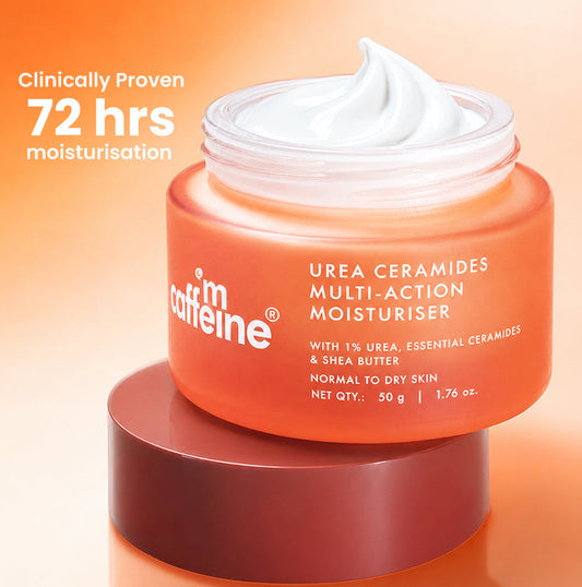 【mCaffeine】 Multi-Action Moisturiser with Urea & Ceramides｜マルチアクション モイスチャライザー 尿素＆セラミド配合｜50g