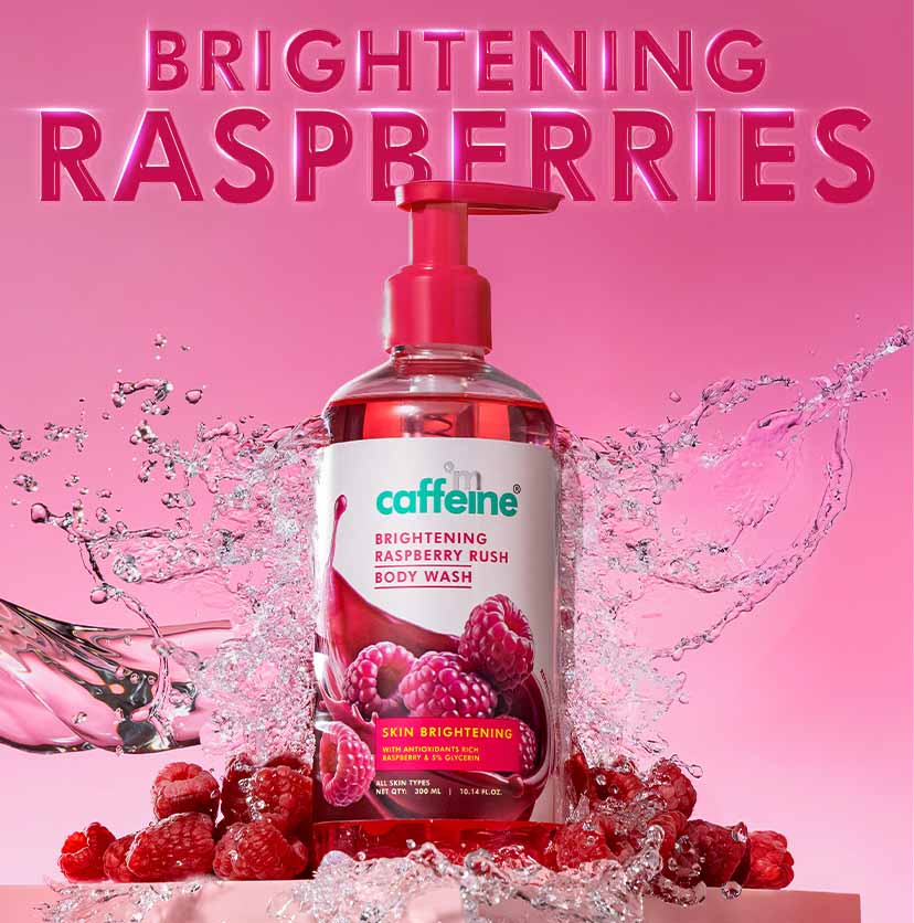 Brightening Raspberry Body Wash | 300 ml | Pack of 3