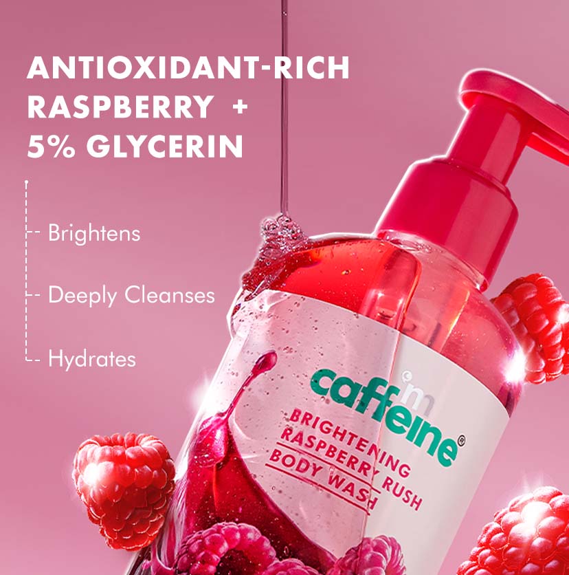 Brightening Raspberry Body Wash | 300 ml | Pack of 3