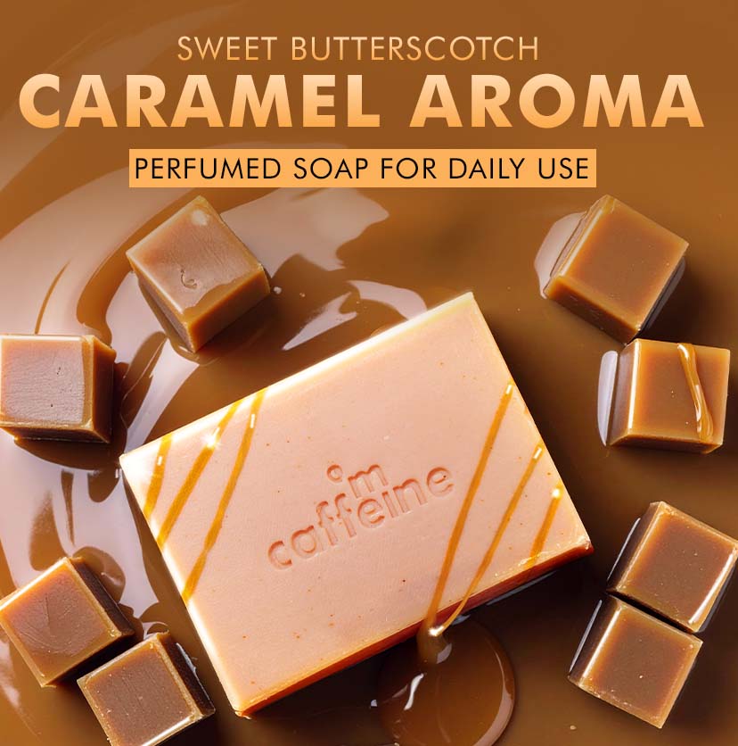 1% Salicylic & Lactic Acid Caramel Crunch Soap - 300g (3x100g)