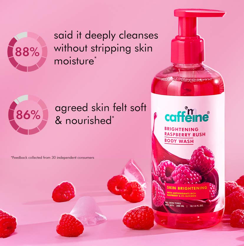 Brightening Raspberry Body Wash | 300 ml | Pack of 2