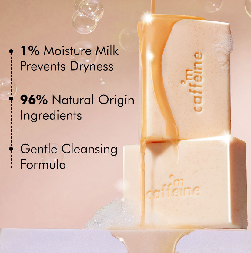 1% Salicylic & Lactic Acid Caramel Crunch Soap - 300g (3x100g)