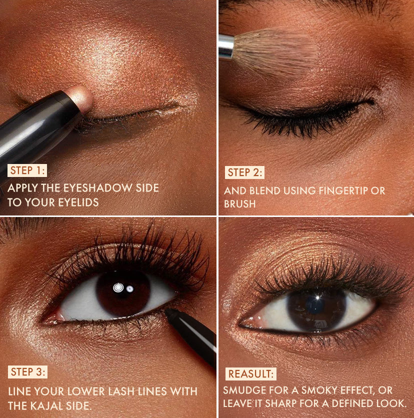 Duo-Verse 2-in-1 Kajal + Eyeshadow- 1g & 0.25g