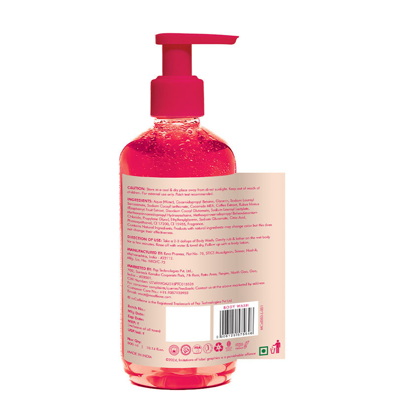 Brightening Raspberry Body Wash | 300 ml | Pack of 2