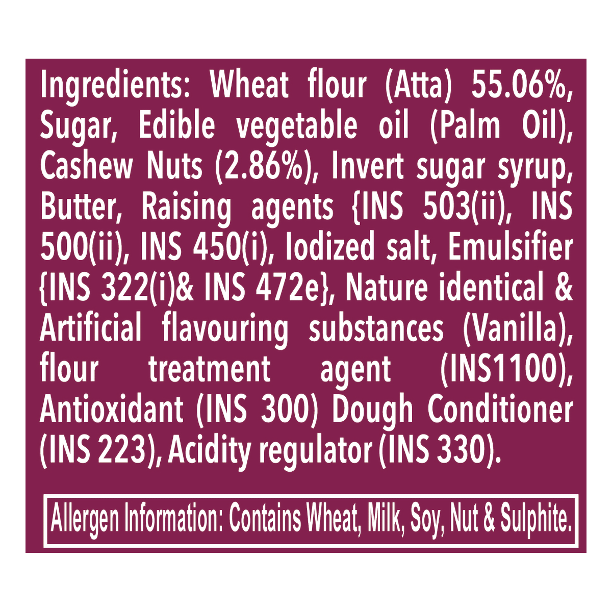 Patanjali Cashew Cookies 58g