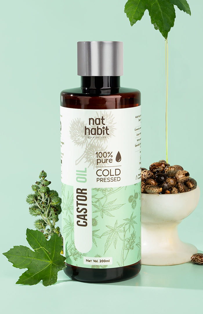 Pure Cold Pressed Castor (Arandi) Oil 200ml