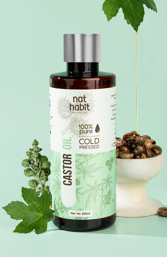 Pure Cold Pressed Castor (Arandi) Oil 200ml