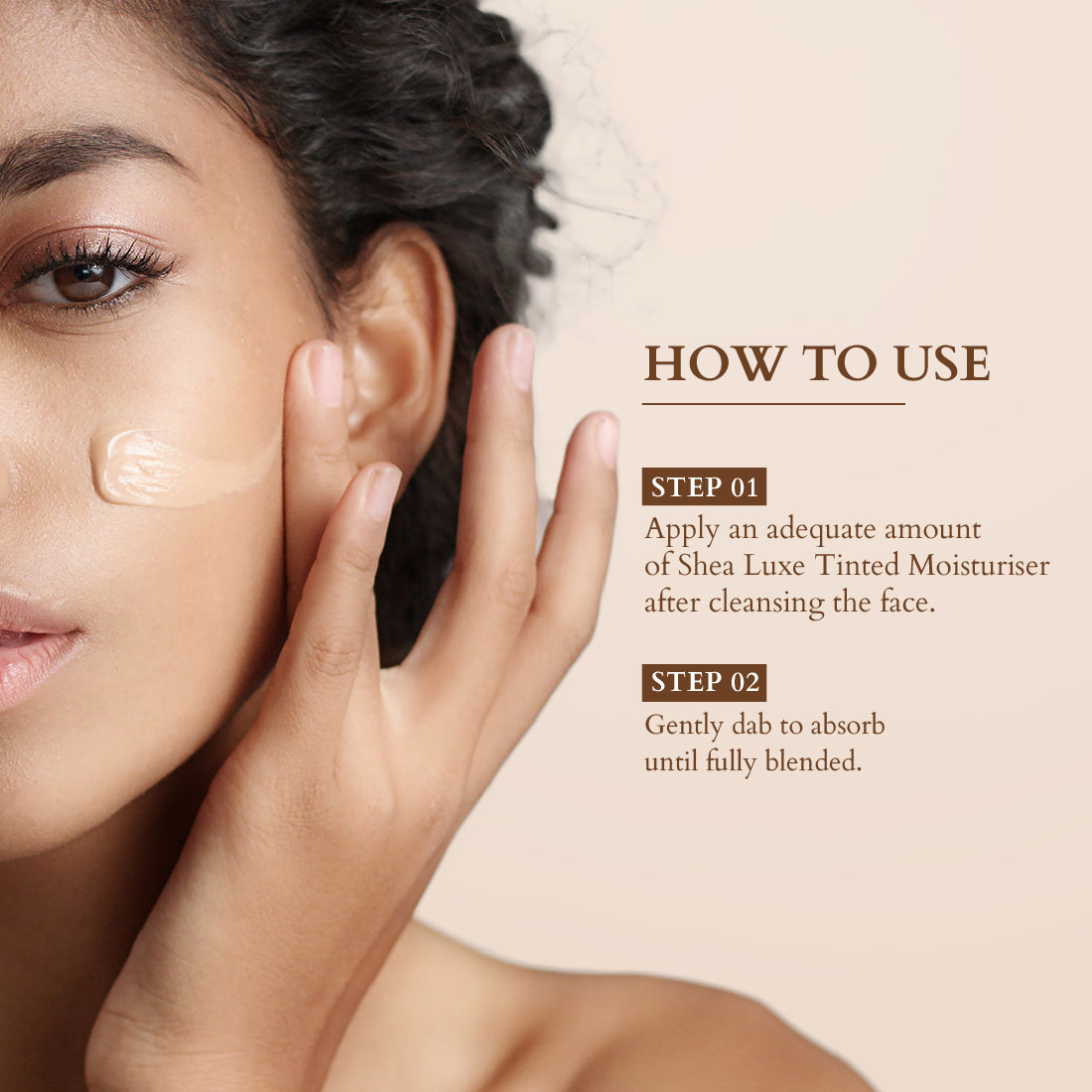 Organics+ Shea Luxe Tinted Moisturiser 40g / Light