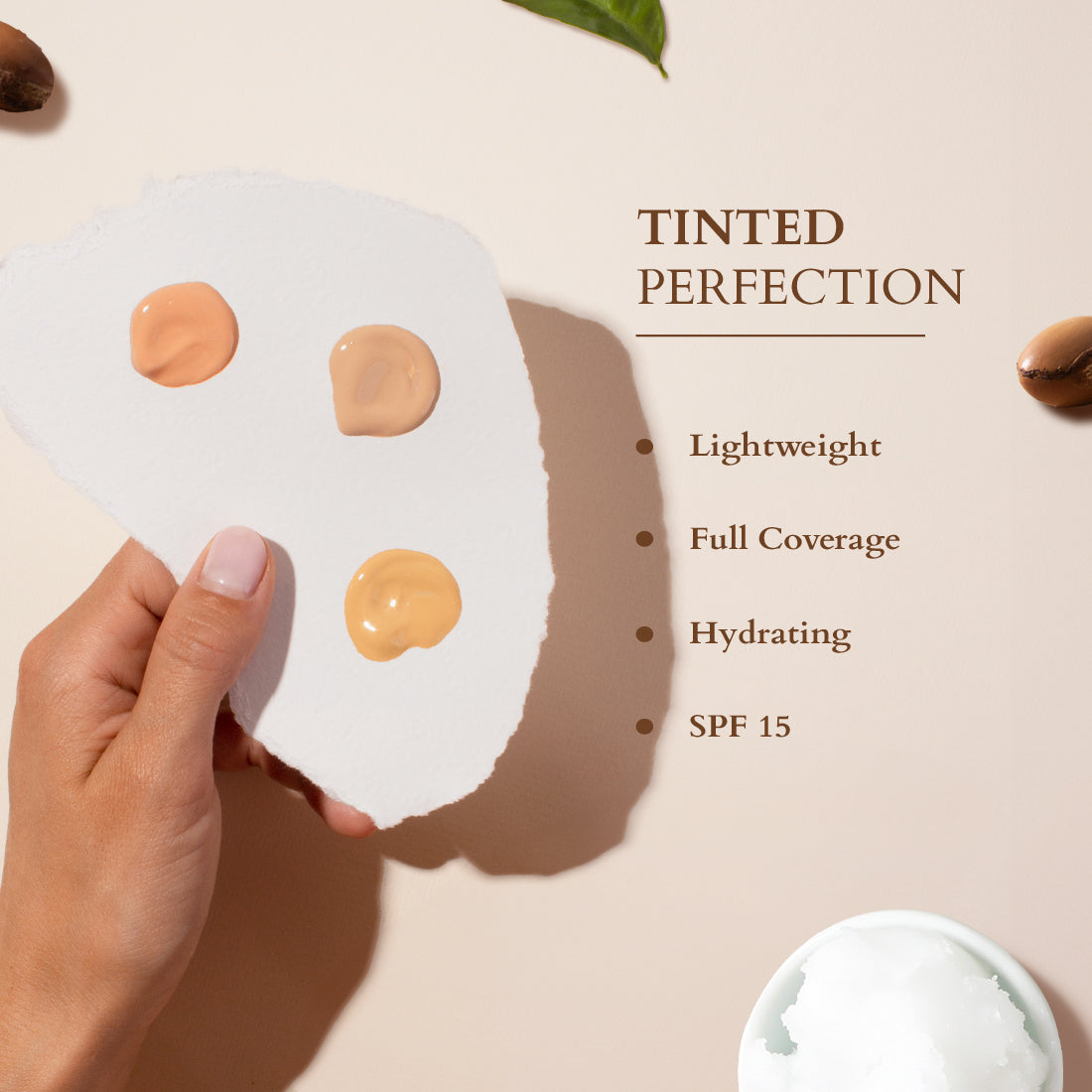 Organics+ Shea Luxe Tinted Moisturiser 40g / Light