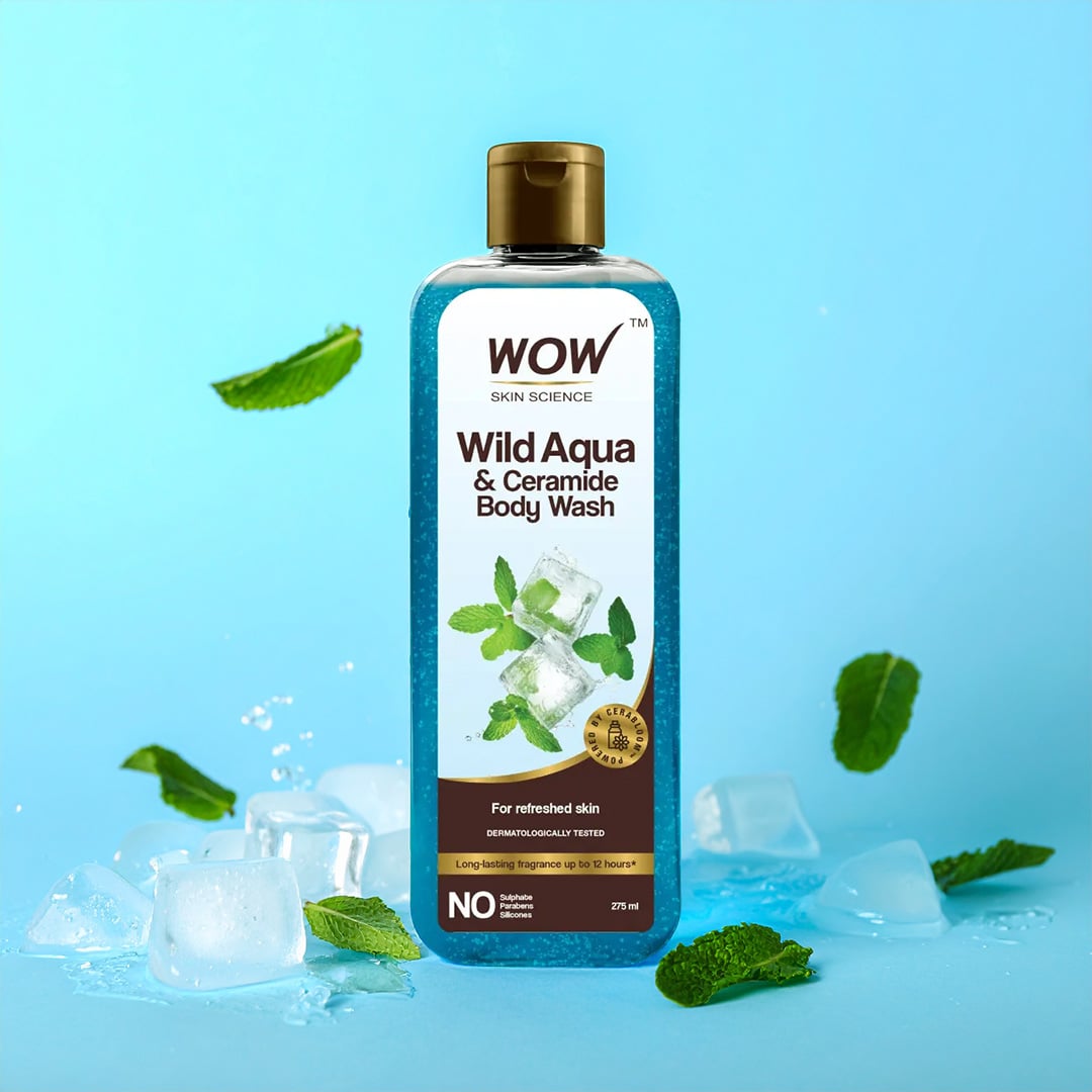 Wild Aqua & Ceramide Body Wash Energizes and Purifies Skin 275ml
