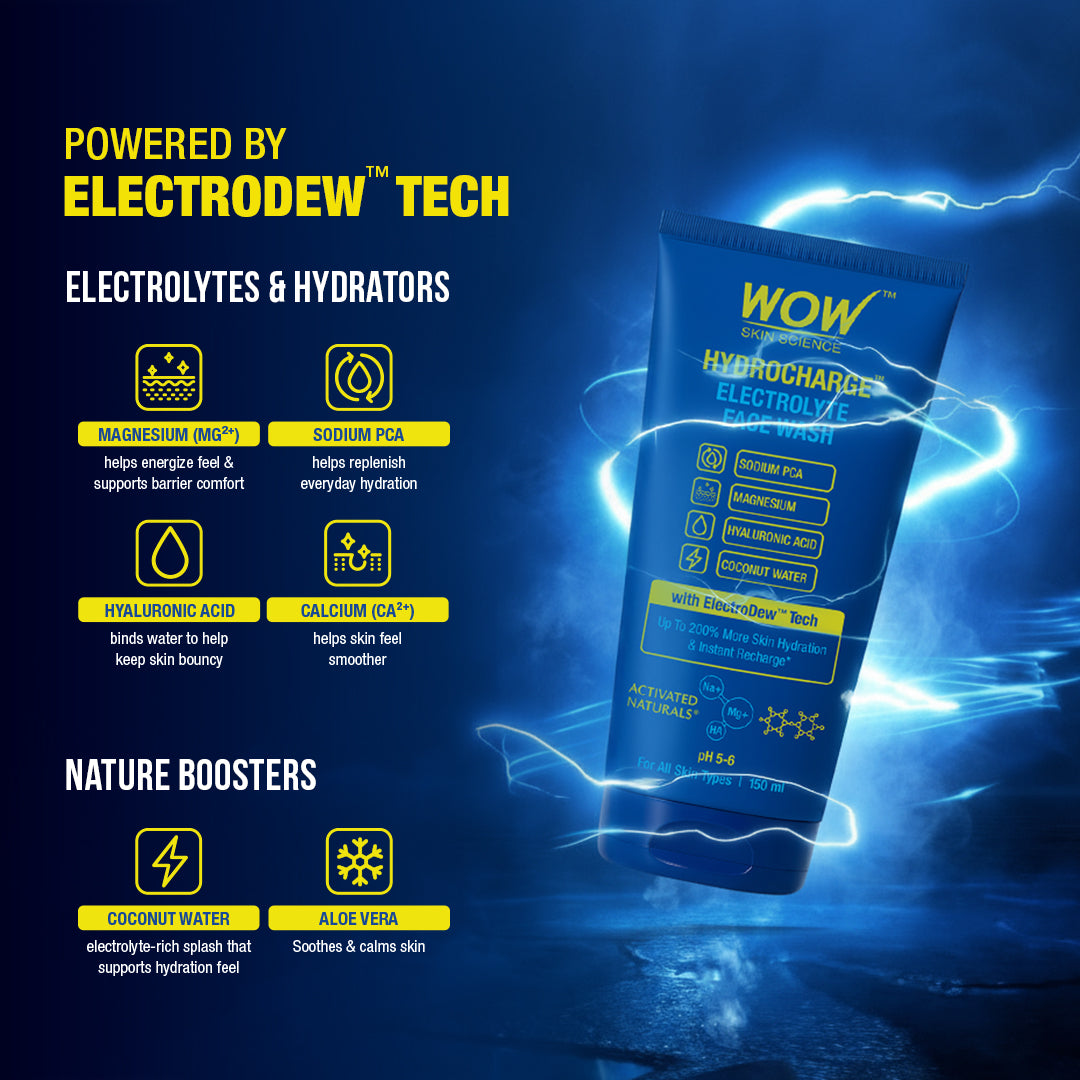 Hydrocharge Electrolyte Face Wash 150ml 150ml
