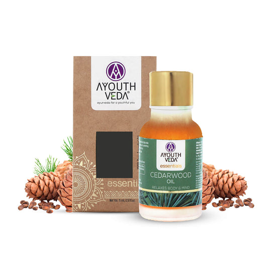 100% Pure Cedarwood Essential Oil | Therapeutic-Grade Warm Woody Aroma | Deep Relaxation, Stress Relief & Better Sleep | Perfect for Night Aromatherapy | 15 ml 15ml