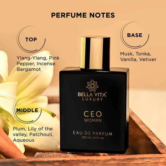 【Bella Vita】 Everready Women Perfume Combo - 5 x 100ml｜エバーレディ ウィメン パフューム コンボ（グラム・ローズ・デイト・セニョリータ・CEO ウーマン 5本）｜100ml