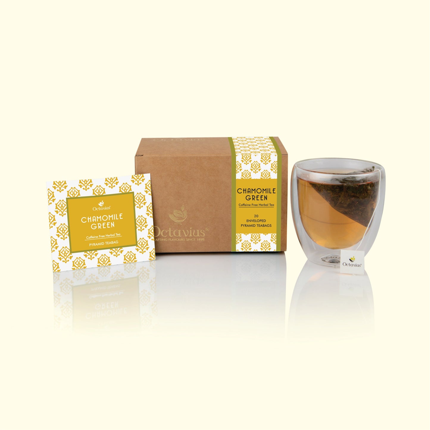 Chamomile Green Tea and Butterfly Blue Pea Flower Tea (Combo of 2) 20g