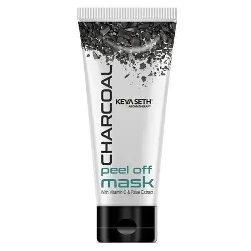 Charcoal Peel Off Mask-Blackhead & Dead Skin Removal, Tightens Pores, Deeply Cleanses  with Vitamin C, Rose Extract & Activated Charcoal 50ml