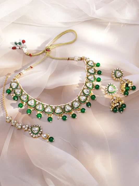 Chic Heritage Green Necklace Set フリーサイズ