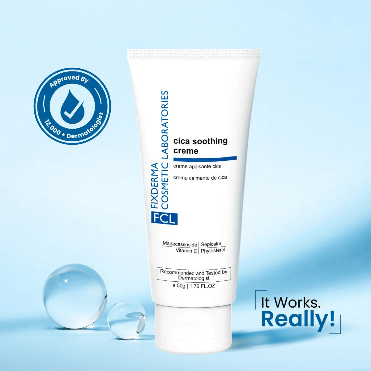 【Fixderma】 FCL Cica Soothing Creme｜FCL シカ スージングクリーム｜50g