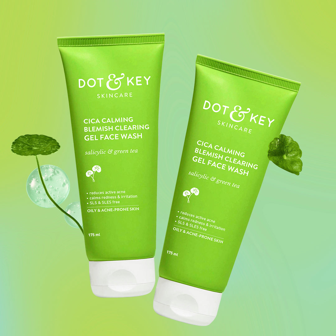 Cica + Salicylic Gel Face Wash - Pack of 2 350ml