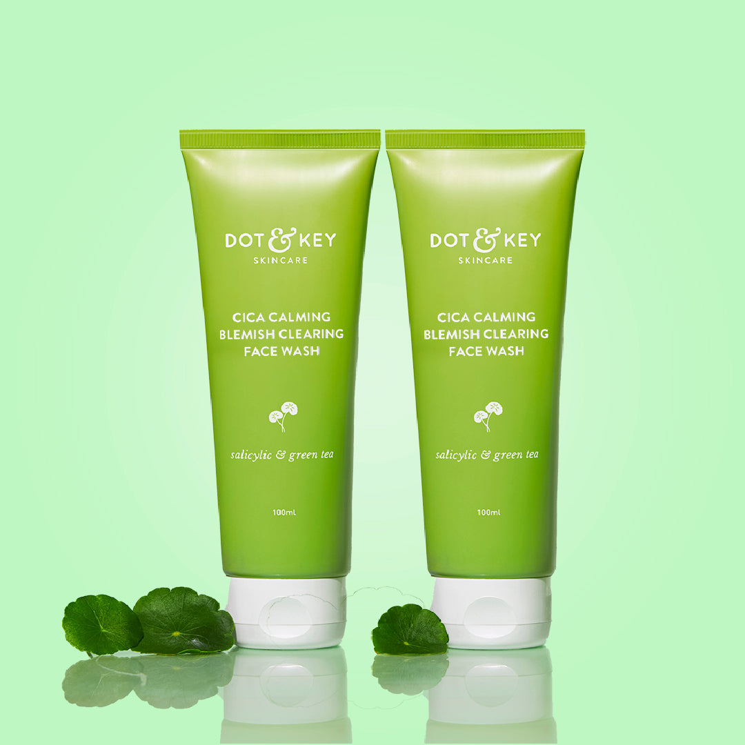 Cica + Salicylic Gel Face Wash 100g - Pack of 2 200ml