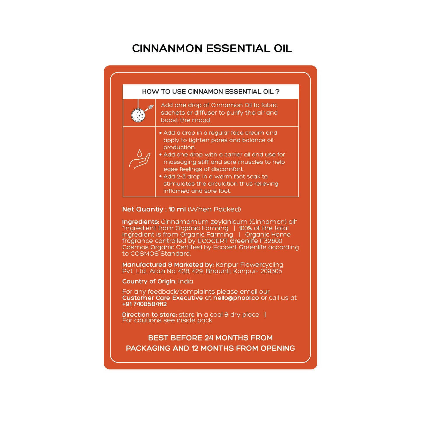 Cinnamon Essential Oil (10ml)