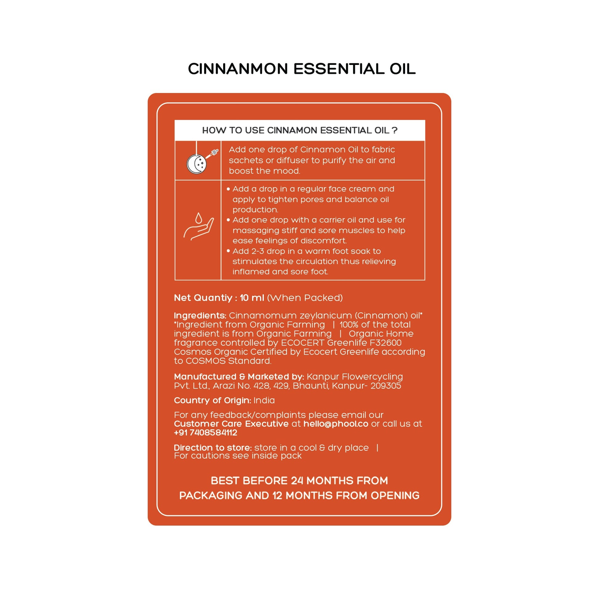 Cinnamon Essential Oil (10ml)
