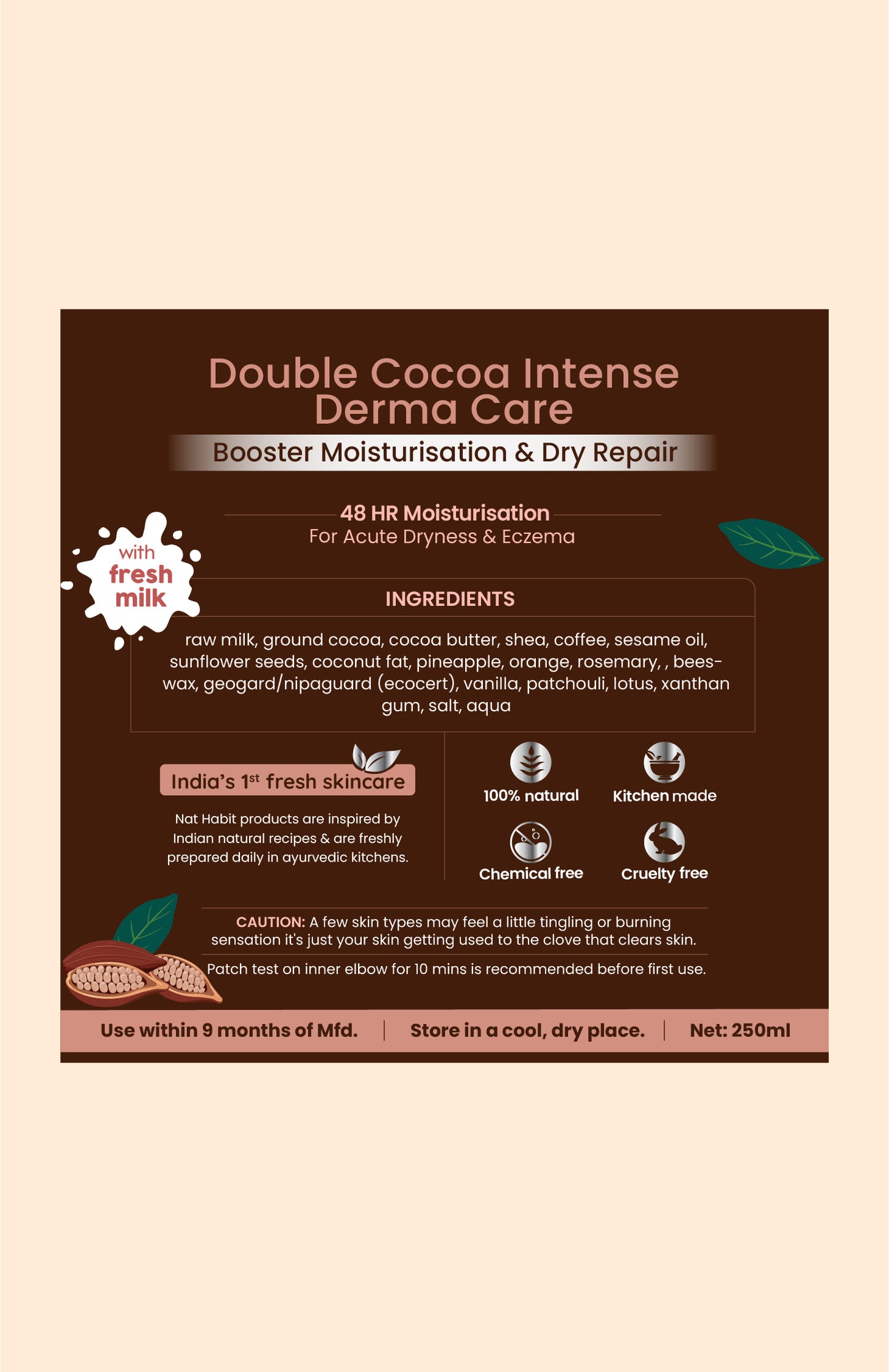 Double Cocoa Intense DermaCare Malai Lotion 250ml x 2個セット