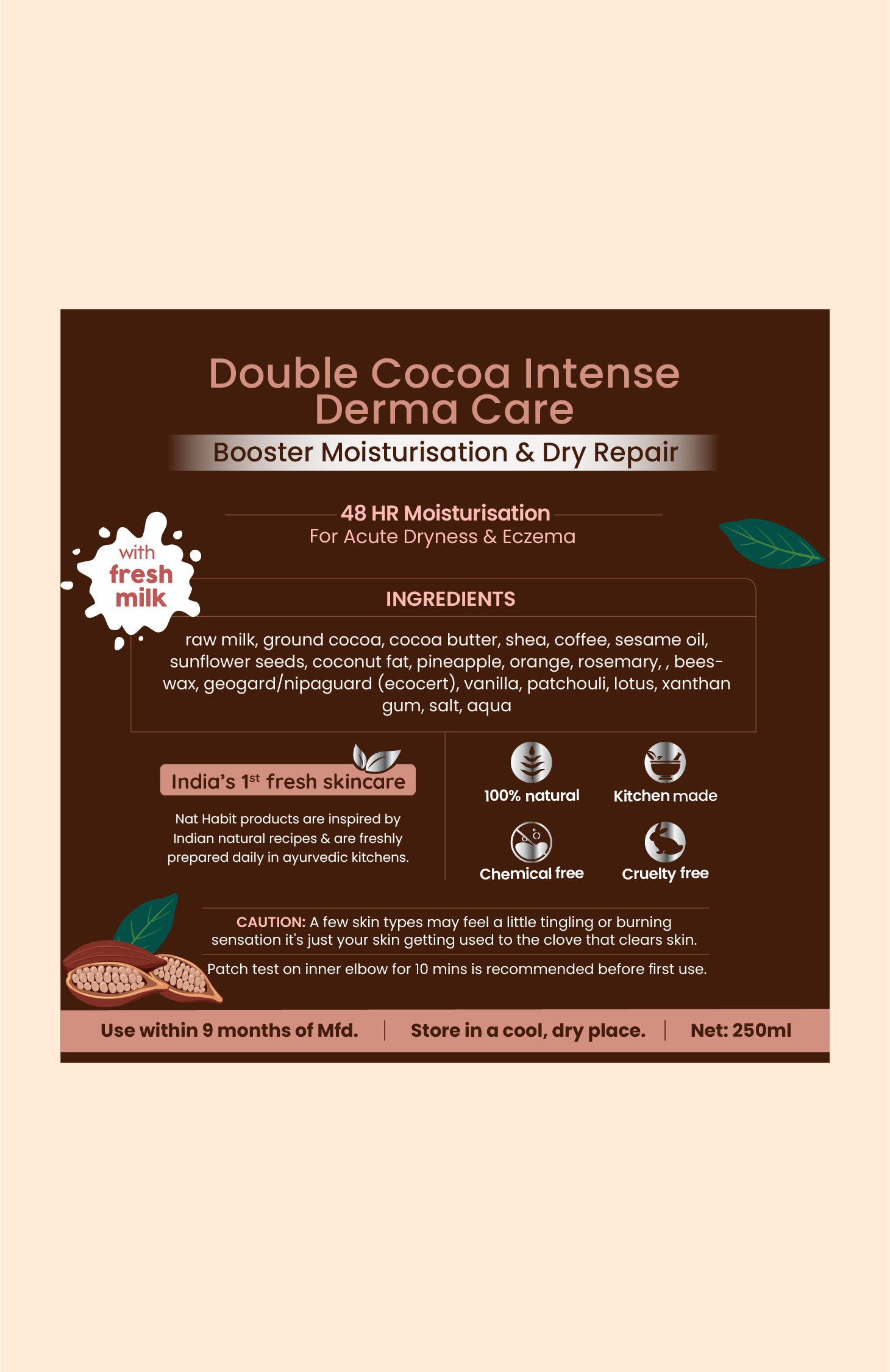 Double Cocoa Intense DermaCare Malai Lotion 250ml x 2個セット