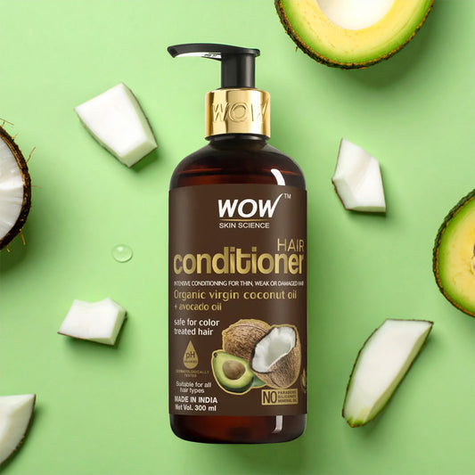 WOW Skin Science ココナッツ＆アボカドオイル ヘアコンディショナー 300ml（単品ボトル）
