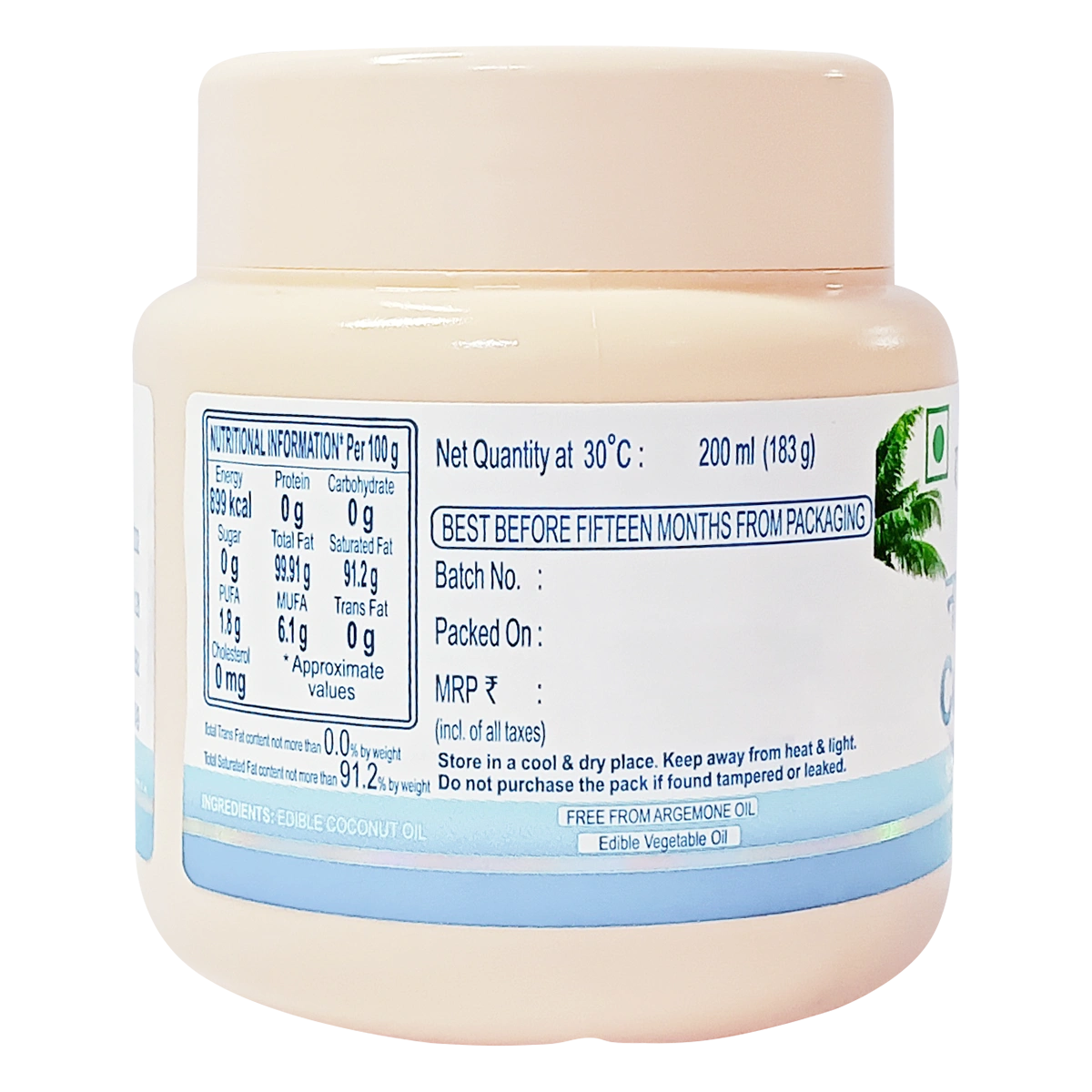 Patanjali Coconut Oil (J)
