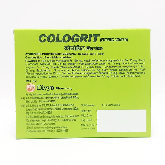 Divya Cologrit - 60 Tab (32 Gram)