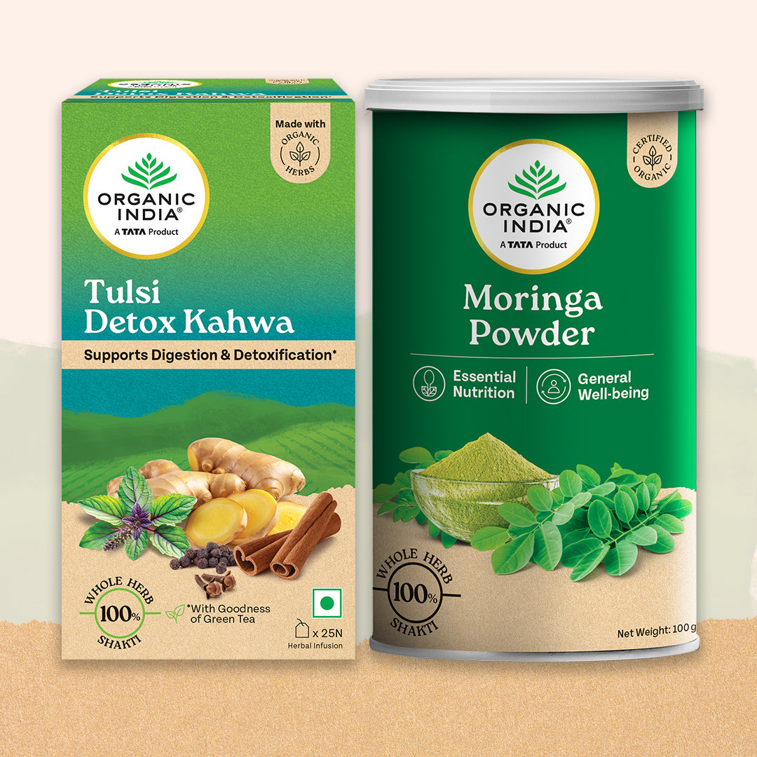 Tulsi Detox Kahwa & Moringa Powder Combo