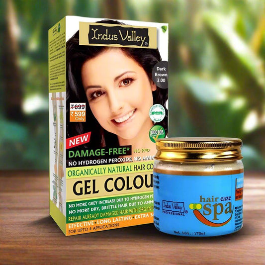 Damage Free Gel Colour and Hair Eaze Spa Combo - 395 gm 395 g