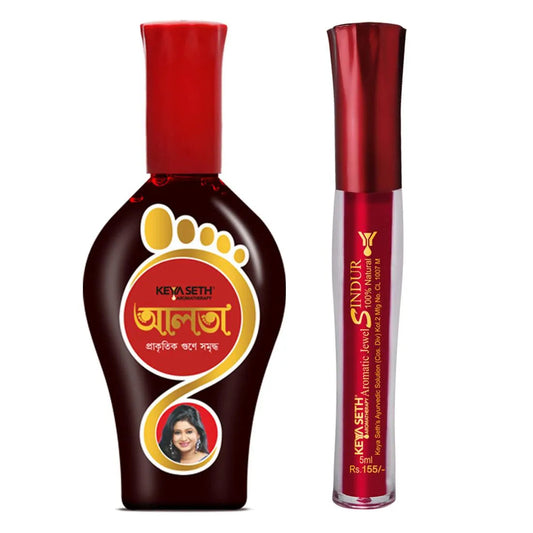 Aromatic Aalta 1Pcs + 100% Natural Aromatic Liquid Maroon Sindoor 1Pcs 200g
