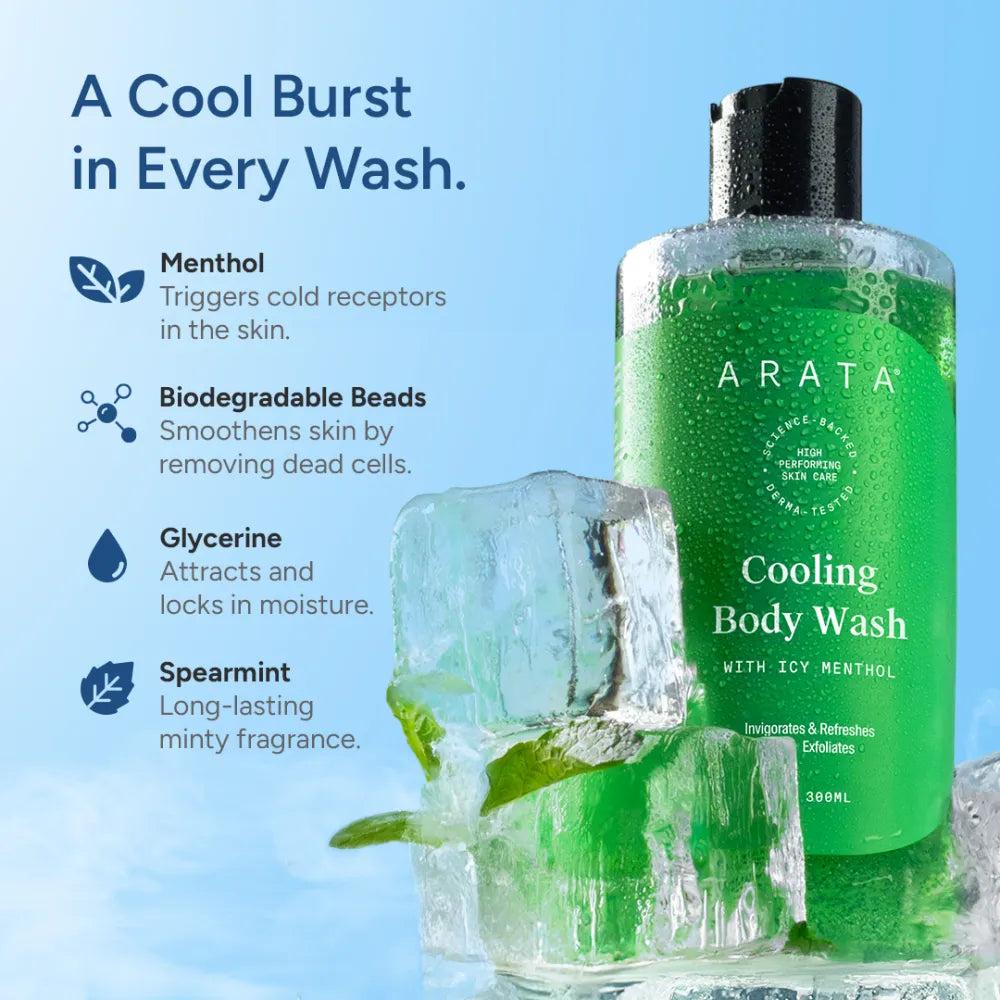 Cooling Body Wash With Menthol 300 ML