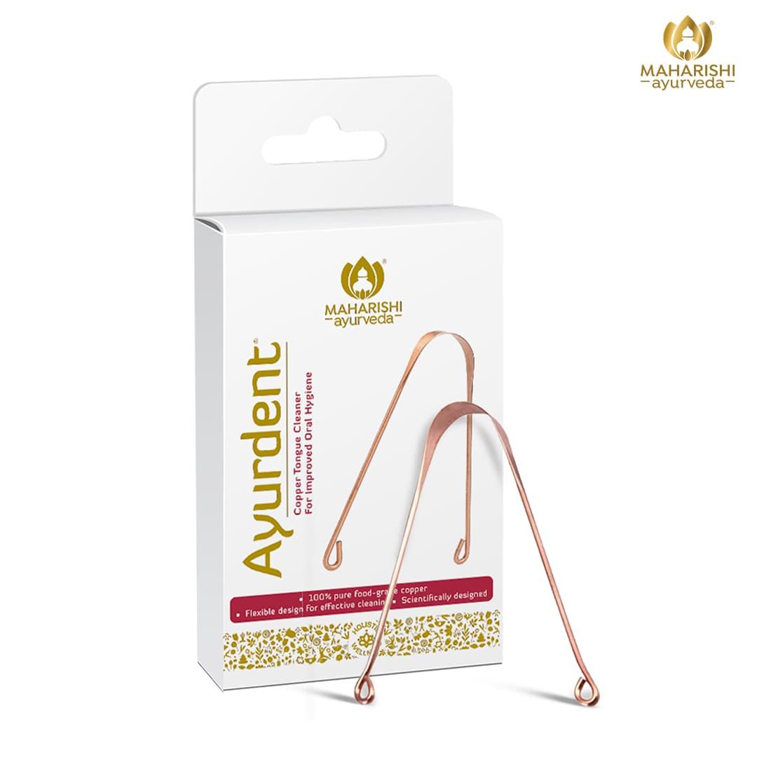 Copper Tongue Cleaner For Effective Bacteria & Plaque Removal