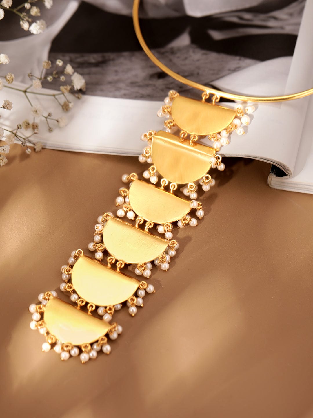 Fearless Bold Statement Necklace Gold