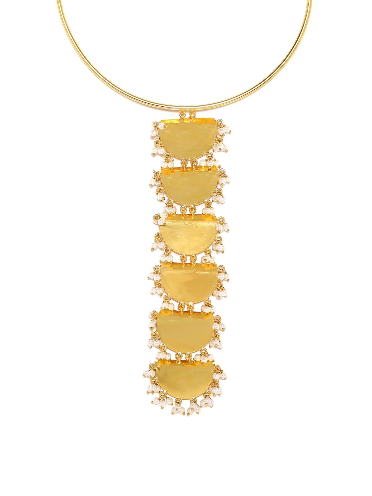 Fearless Bold Statement Necklace Gold