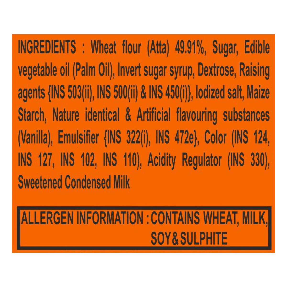 Patanjali Creamfeast Orange Biscuit 65g
