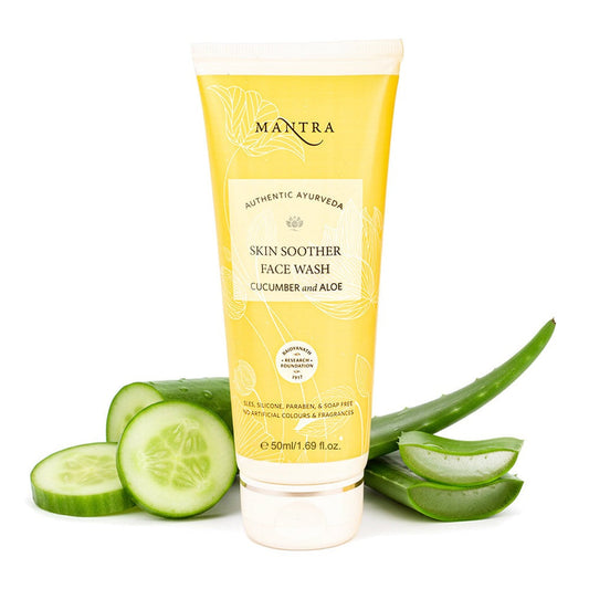 Mantra Herbal Cucumber and Aloe Skin Soother Face Wash 50ml