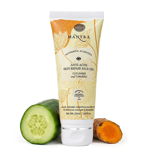 Mantra Herbal Cucumber & Turmeric Clear Skin Skin Repair Face Gel 50ml