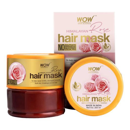 【WOW Skin Science】 Himalayan Rose Hair Mask Enhance Volume and Revitalize Hair｜ヒマラヤンローズ ヘアマスク｜200ml