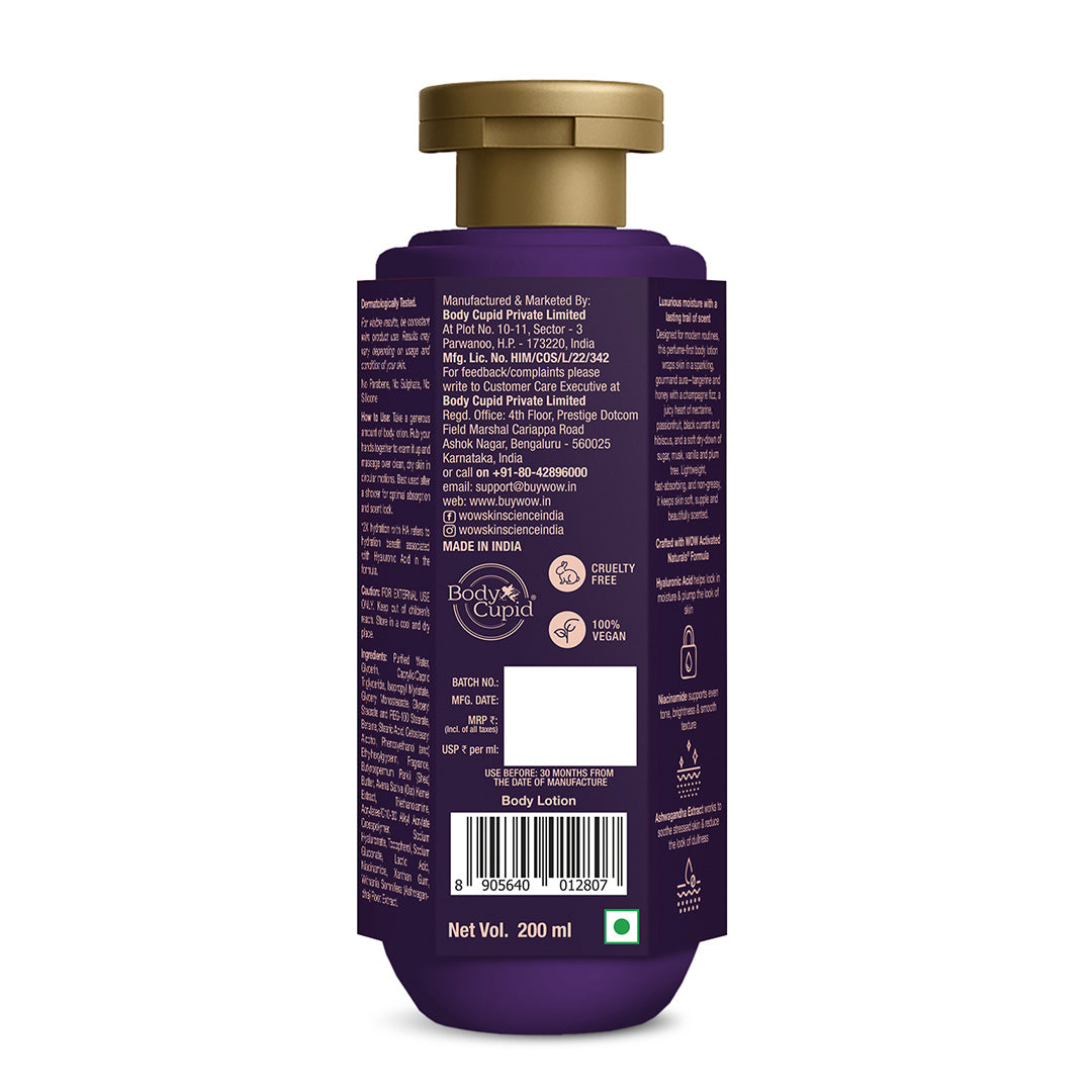 Velvet Nectar Perfume Body Lotion Silky Moisture & Lasting Fragrance 200ml