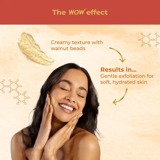 Papaya & Hyaluronic Acid Face Scrub Revitalizing Exfoliation & 100ml