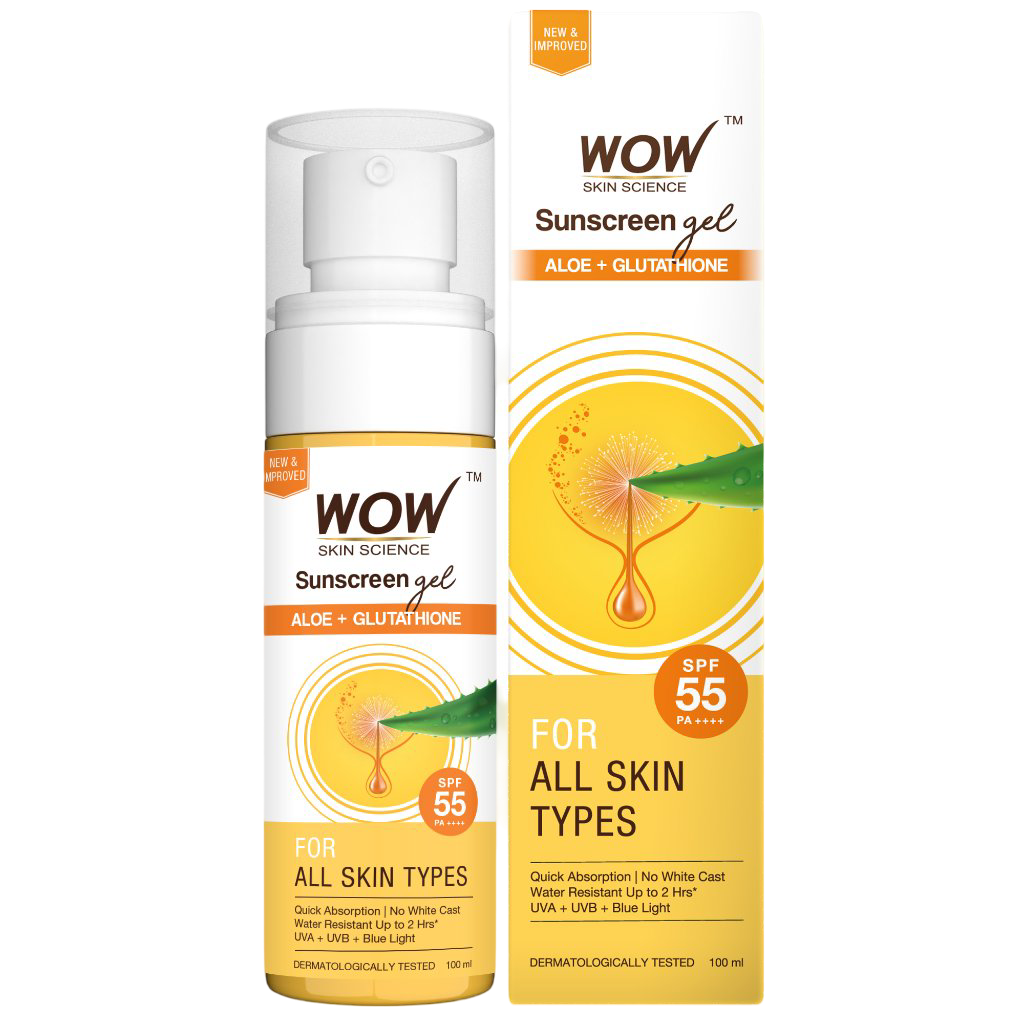 SPF 55 PA++++ Sunscreen Gel Broad-Spectrum & Hydration Protection 50 ML