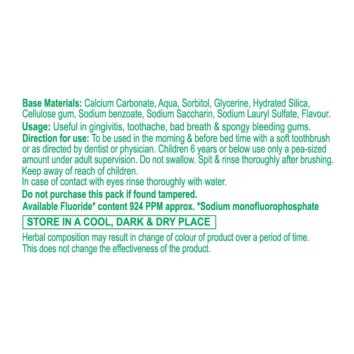 Patanjali Dant Kanti Natural Toothpaste (100 g) 40g