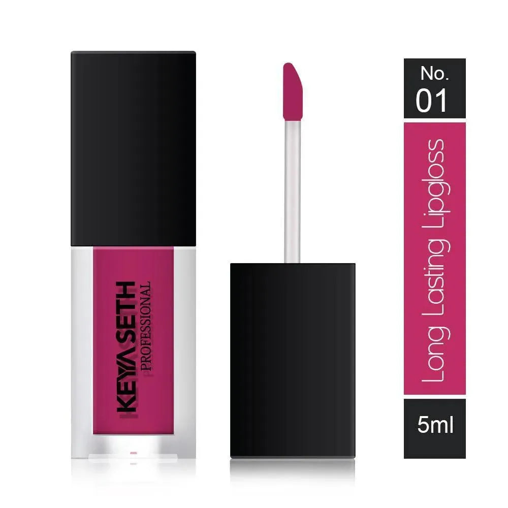 Dark Dusky Pink Shade Long Lasting Lipgloss  - 01 100g