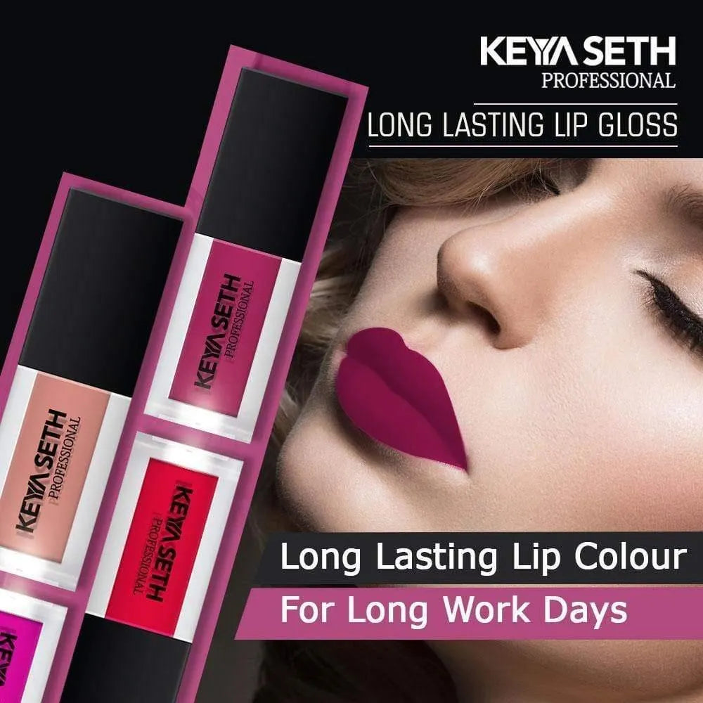 Dark Dusky Pink Shade Long Lasting Lipgloss  - 01 100g