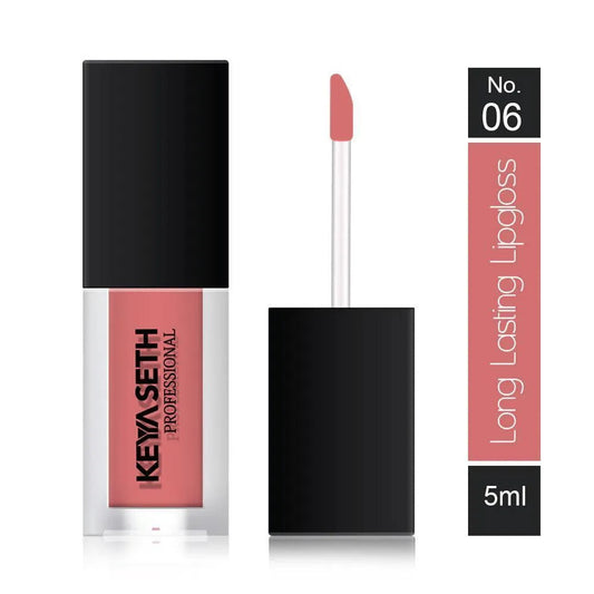 Dark Nude Pink Shade Long Lasting Matte Lipgloss  - 06 100g
